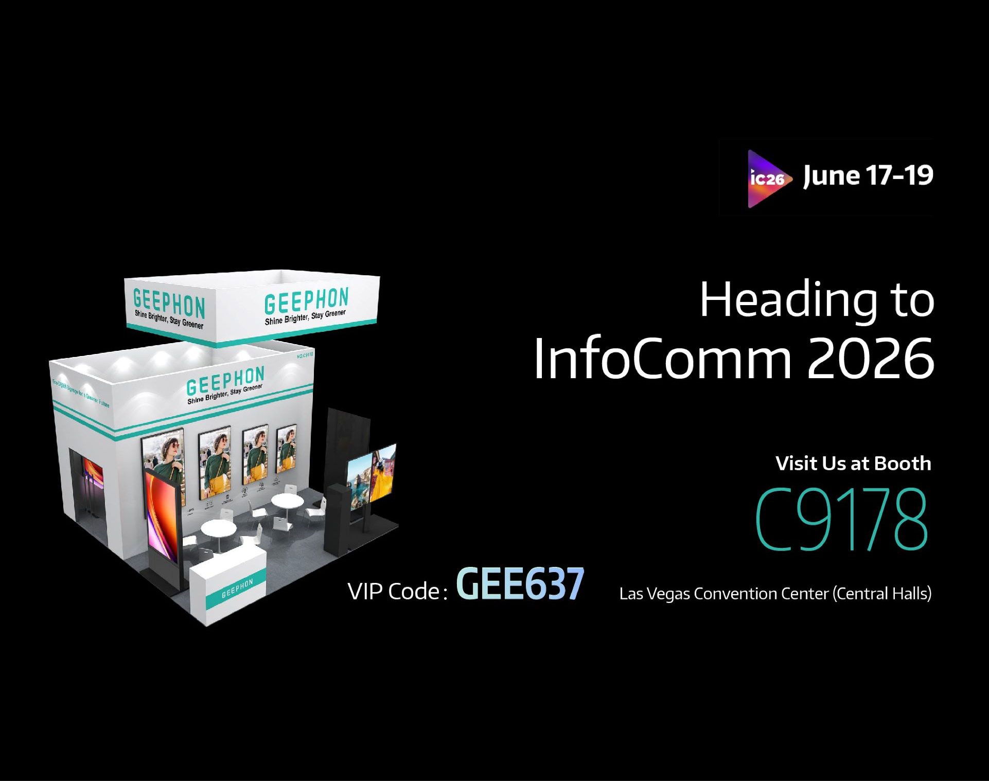 Built for Scale: Geephon Launches High-Performance Display Solutions in InfoComm 2026